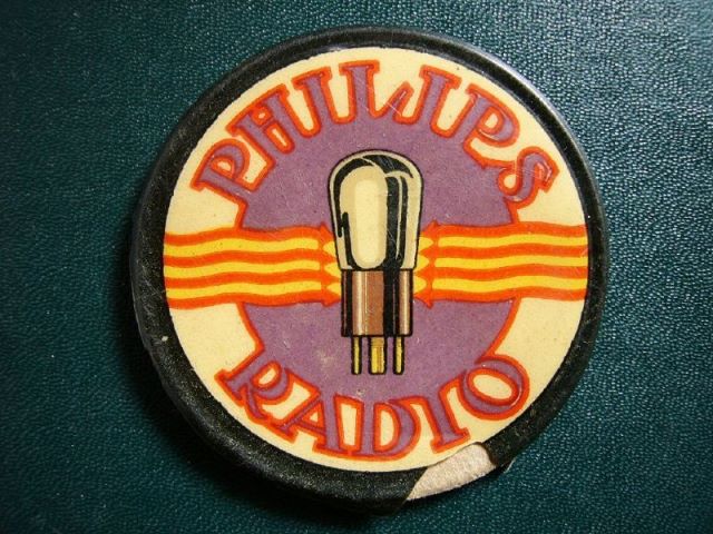 Espejo "Philips Radio". Souvenir que se entregaba con la compra del receptor de radio.